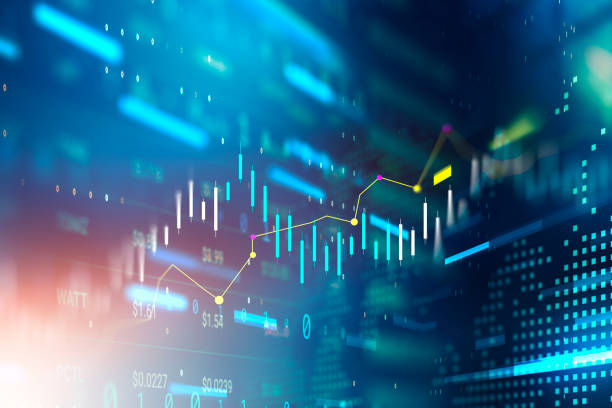 digitally generated currency and exchange stock chart for finance and economy based computer software and coding display - 金融 個(gè)照片及圖片檔